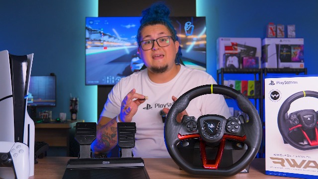 Controle Volante Sem fio Hori Apex Para Playstation 4 e 5 e